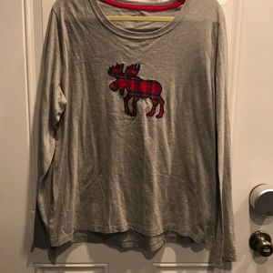 4/$20⭐️unisex 2x Hatley sleepshirt with Moose